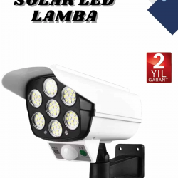 Mey İthalat® Kamera Görünümlü Led Lamba Dönebilen Bahçe Aydınlatması Duvar Lambası