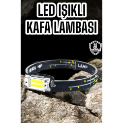 Mey İthalat® Kamp Feneri Balıkçı Feneri Başlıklı Suya Dayanıklı Kafa Lambası