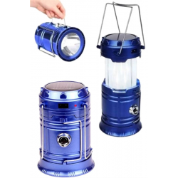 Mey İthalat® Kamp Feneri Şarj Edilebilir Güneş Enerjili Işıldak USB Şarjlı