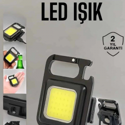 Mey İthalat® Kamp Işığı Çok Fonksiyonlu Taşınabilir Anahtarlık Kapak Açma Manyetik Özelliği