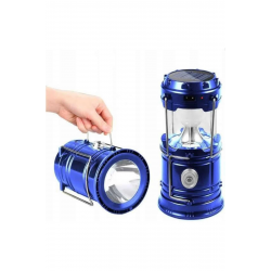 Mey İthalat® Kamp Lambası Güneş Enerjili Led Lamba Işıldak Şarjlı Powerbank Özellikli