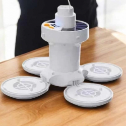 Mey İthalat® Kamp Lambası Işıldak Beyaz Işık Güneş Enerjili Solar Aydınlatma 5 Kanatlı Katlanabilir