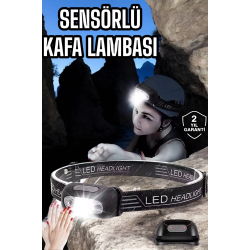 Mey İthalat® Kamp Lambası Led Işık Kafa Lambası Balıkçı Lambası Ayarlanabilir