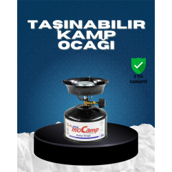 Mey İthalat® Kamp Ocağı Seti Taşınabilir Tüp ve Denge Aparatlı