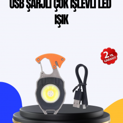 Mey İthalat® Kamp ve Doğa Yürüyüşü İçin Çok Fonksiyonlu Fener