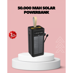 Mey İthalat® Kamp ve Outdoor Kullanıma Uygun Güneş Panelli Powerbank