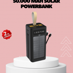 Mey İthalat® Kamp ve Outdoor Kullanıma Uygun Güneş Panelli Powerbank