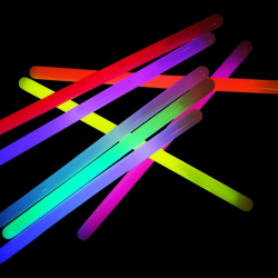 Mey İthalat® Karanlıkta Parlayan Fosforlu Glow  Kalın Çubuk 30 cm 1 Adet