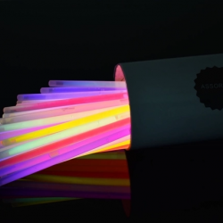 Mey İthalat® Karanlıkta Parlayan Fosforlu Glow Taç Fosforlu Renkli Taç 6 Adet