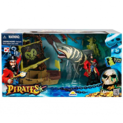 Mey İthalat® Karanlıkta Parlayan Korsan Oyun Seti