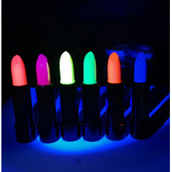 Mey İthalat® Karanlıkta Parlayan Yanan UV Neon Ruj Yüz Boyama 6 Adet 6 Renk