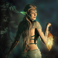 Mey İthalat® Karanlıkta Yanan Fosforlu Lateks Elf Kulağı 1 Çift 10x5 cm