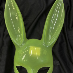 Mey İthalat® Karanlıkta Yanan Glow Floresan Tavşan Maskesi 32x22 cm