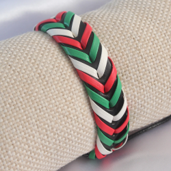 Mey İthalat® Karışık Renk İpli Deri Erkek Bileklik