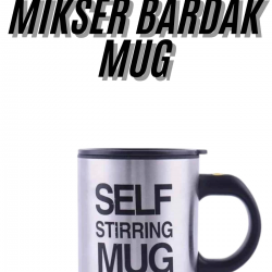 Mey İthalat® Karıştırıcı Özellikli Mikser Kupa Bardak Kompakt Taşınabilir Mug