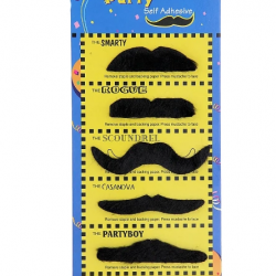 Mey İthalat® Karnaval Kostüm Partisi Bıyığı 6 Model 6 Adet