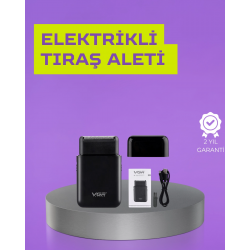 Mey İthalat® Kart Tasarımlı Şarjlı Tıraş Makinesi | 2 Başlıklı Hassas Kesim