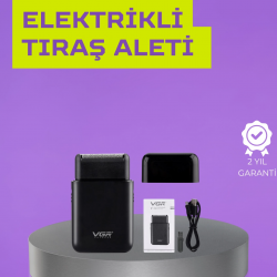 Mey İthalat® Kart Tasarımlı Şarjlı Tıraş Makinesi | 2 Başlıklı Hassas Kesim