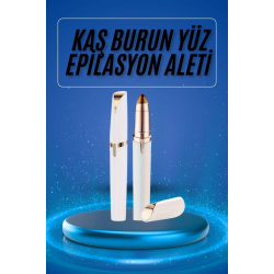 Mey İthalat® Kaş Bıyık Epilasyon Aleti İnce Uçlu Yüz Için Tüy Alıcı Pilli