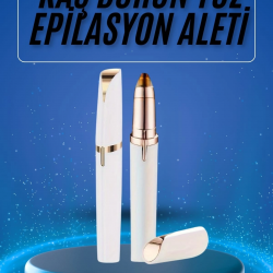 Mey İthalat® Kaş Bıyık Epilasyon Aleti İnce Uçlu Yüz Için Tüy Alıcı Pilli