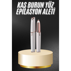 Mey İthalat® Kaş Bıyık Tüy Epilasyon Aleti Pilli Yüz Kaş Epilatör Kıl Tüy Alma Epilasyon