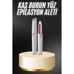 Mey İthalat® Kaş Bıyık Tüy Epilasyon Aleti Pilli Yüz Kaş Epilatör Kıl Tüy Alma Epilasyon