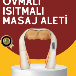 Mey İthalat® Kas Eklem Ağrılarına Ovmalı Isıtmalı Boyun Omuz Bel Masaj Aleti