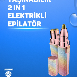 Mey İthalat® Kaş ve Yüz Epilation Aleti – Kolay Kullanımlı, Portatif Shaver USB Şarjlı