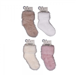 Mey İthalat®  Alyosa Kız Bebek Havlu Soket Çorap 450911 (ADET FİYATIDIR)