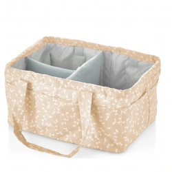 Mey İthalat®  Katlamalı Anne & Bebek Organizer 795 Somon Çiçek