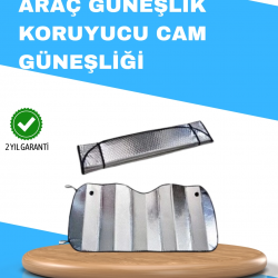 Mey İthalat® Katlanabilir Alüminyum Araç Güneşliği – UV Koruma ve Klima Tasarrufu Bir Arada