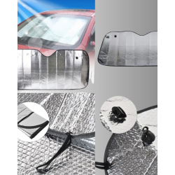 Mey İthalat® Katlanabilir Alüminyum Araç Güneşliği – UV Koruma ve Klima Tasarrufu Bir Arada