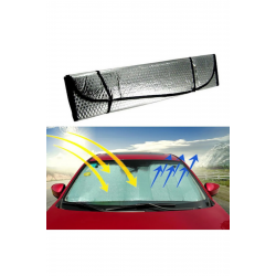 Mey İthalat® Katlanabilir Ön Cam Güneşlik Araç İçi Isı Yalıtımı Skoda Superb Peugeot 3008 Renault Megane Opel Astra