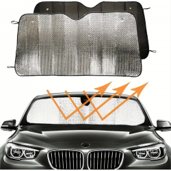 Mey İthalat® Katlanabilir Ön Cam Güneşlik Isı Önleyici Araç Perdesi Volkswagen Passat Peugeot 3008 Skoda Superb Nissan Qashqai