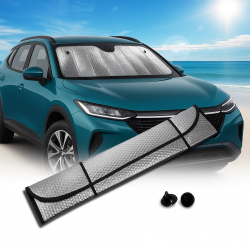 Mey İthalat® Katlanabilir Oto Ön Cam Güneşlik Isı Önleyici Araç Perdesi Toyota Corolla Fiat Egea Nissan Qashqai Volkswagen Passat