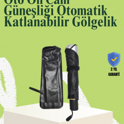 Mey İthalat® Katlanabilir Oto Güneşlik - 125x65 cm