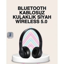 Mey İthalat® Katlanabilir Tasarımlı Bluetooth 5.0 Kulaklık | Eller Serbest Arama ve Çift Cihaz Desteği