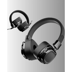 Mey İthalat® Katlanabilir Tasarımlı Taşınabilir Kablosuz Müzik Kulaklığı