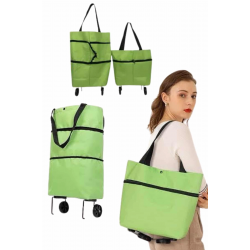 Mey İthalat® Katlanabilir Tekerlekli Pazar Market Çarşı Arabası Market Alışveriş Çantası