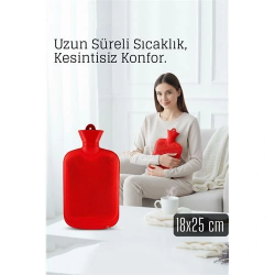 Mey İthalat® Kauçuk Sıcak Su Torbası –18x25 cm Termofor | Termal Torba