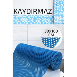 Mey İthalat® Kaydırmaz Rulo Mat Halı Çekmece Sofra Dolap Kaydırmazı 30x100cm