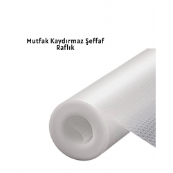 Mey İthalat® kaydırmaz şeffaf raflık