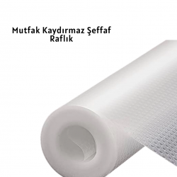 Mey İthalat® kaydırmaz şeffaf raflık