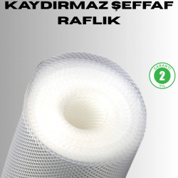 Mey İthalat® Kaydırmaz şeffaf raflık çekmece örtüsü 45x300 cm