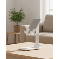 Mey İthalat® Kaymaz Silikon Yüzeyli Ergonomik Telefon Standı