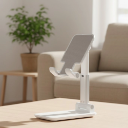 Mey İthalat® Kaymaz Silikon Yüzeyli Ergonomik Telefon Standı