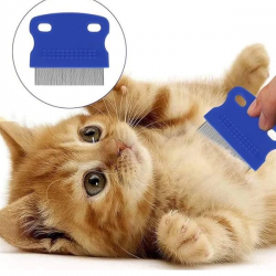 Mey İthalat® Kedi Köpek Tüy Bit Pire Toplayıcı Toplama Temizleme Tarağı Tarak Seti 4'lü Set