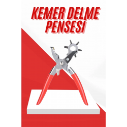 Mey İthalat® Kemer Delme Pensesi 6 Farklı Boyutta Kemer Delici Ev Deri Kemer