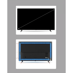 Mey İthalat® Kendinden Yapışkanlı LED Şerit Televizyon Aydınlatması 2mt
