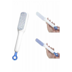 Mey İthalat® Kendini Temizleyen Tarak Fırça Geri Çekilebilir Evcil Hayvana Uygun Sıkı Dişli